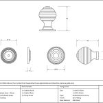 Anvil Beehive Cabinet Knob