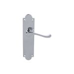 Victorian Scroll Lever On Shaped Backplate - (Contract Range)