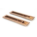 Anvil Art Deco Rectangular Pull - Privacy Set