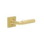 Burlington Piccadilly Knurled Door Handles On Rose