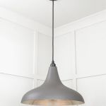 Smooth Nickel Frankley Pendant in Bluff
