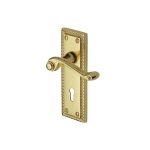 Heritage Brass - Georgian Door Handle on Plate