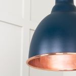 Smooth Copper Brindley Cluster Pendant in Dusk