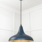Smooth Brass Frankley Pendant in Dusk
