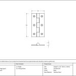 From The Anvil Butt Hinge (pair)