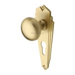 Heritage Brass - Broadway Door Knob on Plate