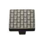 Heritage Brass - Square Weave Cabinet Knob