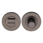 Heritage Brass - Round Knurled Bathroom Turn & Release