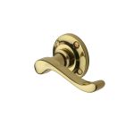Heritage Brass - Bedford Door Handle on Round Rose