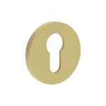 Frelan Hardware CR-S10 CRES Euro Keyway Round Rose Escutcheon
