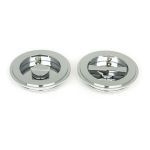 Anvil Art Deco Round Pull - Privacy Set