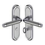 Heritage Brass - Saturn Door Handle on Plate