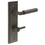 Burlington Westminster Door Handles On Back Plate with Turn & Release
