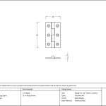 From The Anvil Butt Hinge (pair)