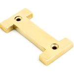 From the Anvil Polished Brass Letter