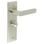 Burlington Kensington Door Handles On Back Plate with Turn & Release