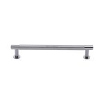 Heritage Brass - Partial Knurled Cabinet Pull Handle with Rose