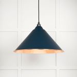 Hammered Copper Hockley Pendant in Dusk