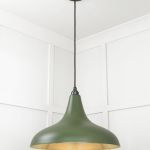 Smooth Brass Frankley Pendant in Heath