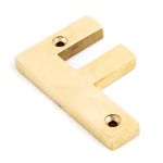 From the Anvil Polished Brass Letter