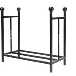 Matt Black Rectangular Log Holder