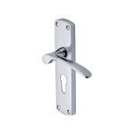 Heritage Brass - Diplomat Door Handle on Plate