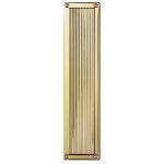 Polished Brass Queen Anne Finger Plate 305mm x 70mm