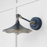 Smooth Nickel Flora Wall Light in Dusk