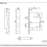 Anvil 5 Lever Heavy Duty BS Sash Lock KA