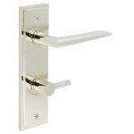 Burlington Mayfair Door Handles On Back Plate with Turn & Release