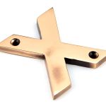 From The Anvil Polished Bronze Letter