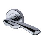 Sorrento - Treviso Door Handle on Round Rose