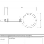 Beeswax Hook Curtain Finial (pair)