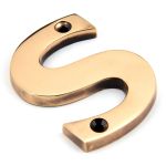 From The Anvil Polished Bronze Letter