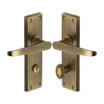 Heritage Brass - Victoria Door Handle on Plate