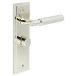 Burlington Piccadilly Knurled Door Handles On Back Plate with Turn & Release