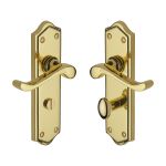 Heritage Brass - Buckingham Door Handle on Plate
