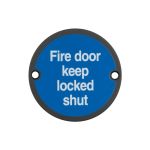 Stainless Steel Fire Door Keep Locked Shut