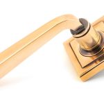 Avon Round Lever on Rose Set (Square)