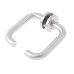 Stainless Steel Venus 19mm Door Handles On Rose