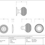Anvil Beehive Centre Door Knob