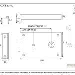 From The Anvil Rim Lock