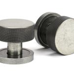 Anvil Brompton Mortice/Rim Knob Set (Plain)
