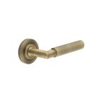 Burlington Piccadilly Knurled Door Handles On Rose