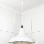 Smooth Nickel Frankley Pendant in Flock