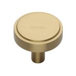 Heritage Brass - Stepped Disc Cabinet Knob