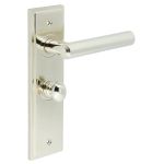 Burlington Richmond Door Handles On Back Plate with Turn & Release