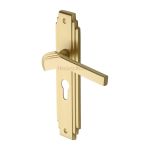 Heritage Brass - Tiffany Door Handle on Plate