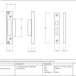 SS ½" Rebate Kit for Sash Lock