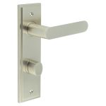 Burlington Kensington Door Handles On Back Plate with Turn & Release